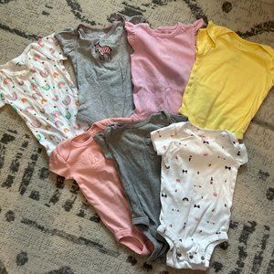 6 Bodysuits/Onesies (3-6 months)